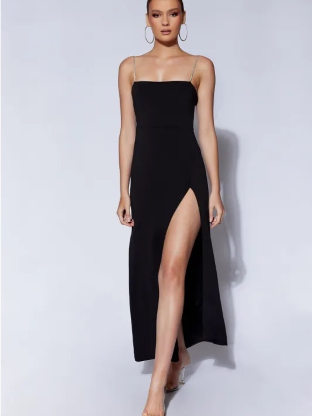 Meshki black maxi dress